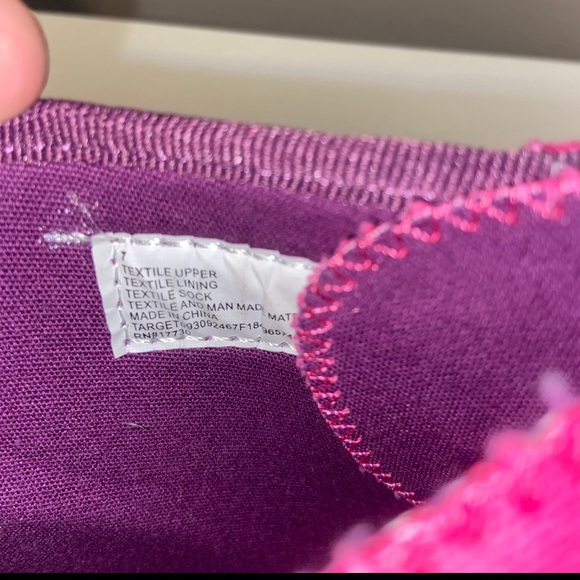 Billy shoes girls 7 pink purple zip up - Picture 2 of 8